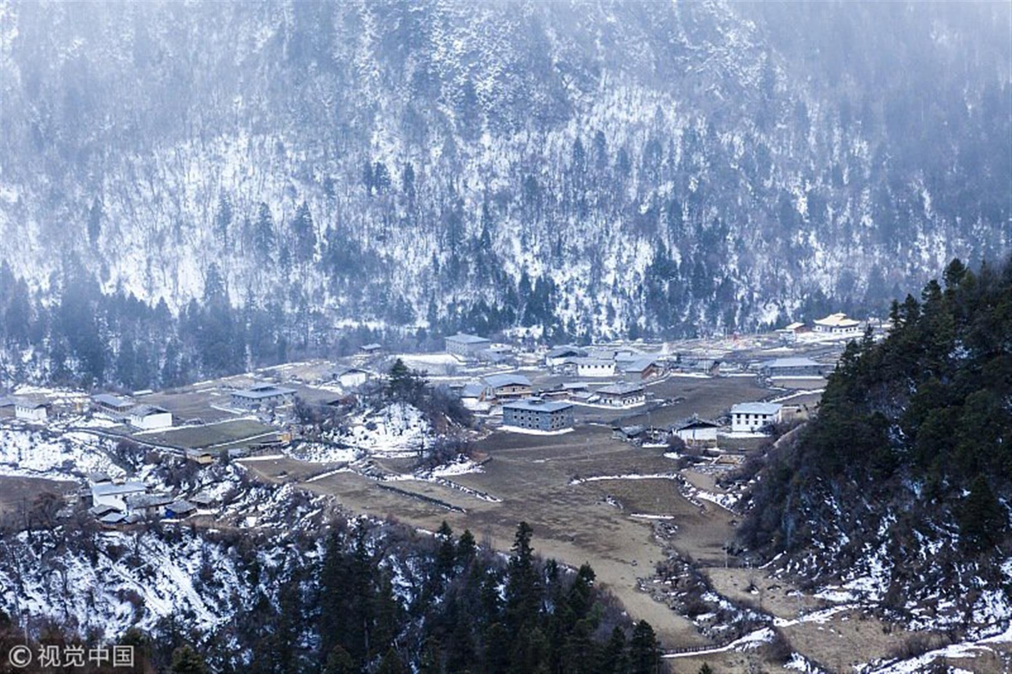 梅岭雪景图片图片